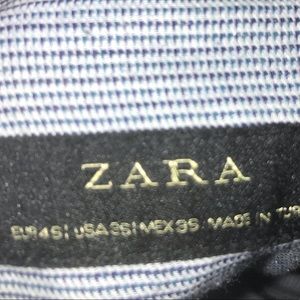 Men’s Zara pants.